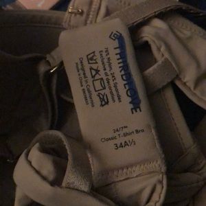 Woman’s Third Love Bra 34A 1/2 Lite Brown